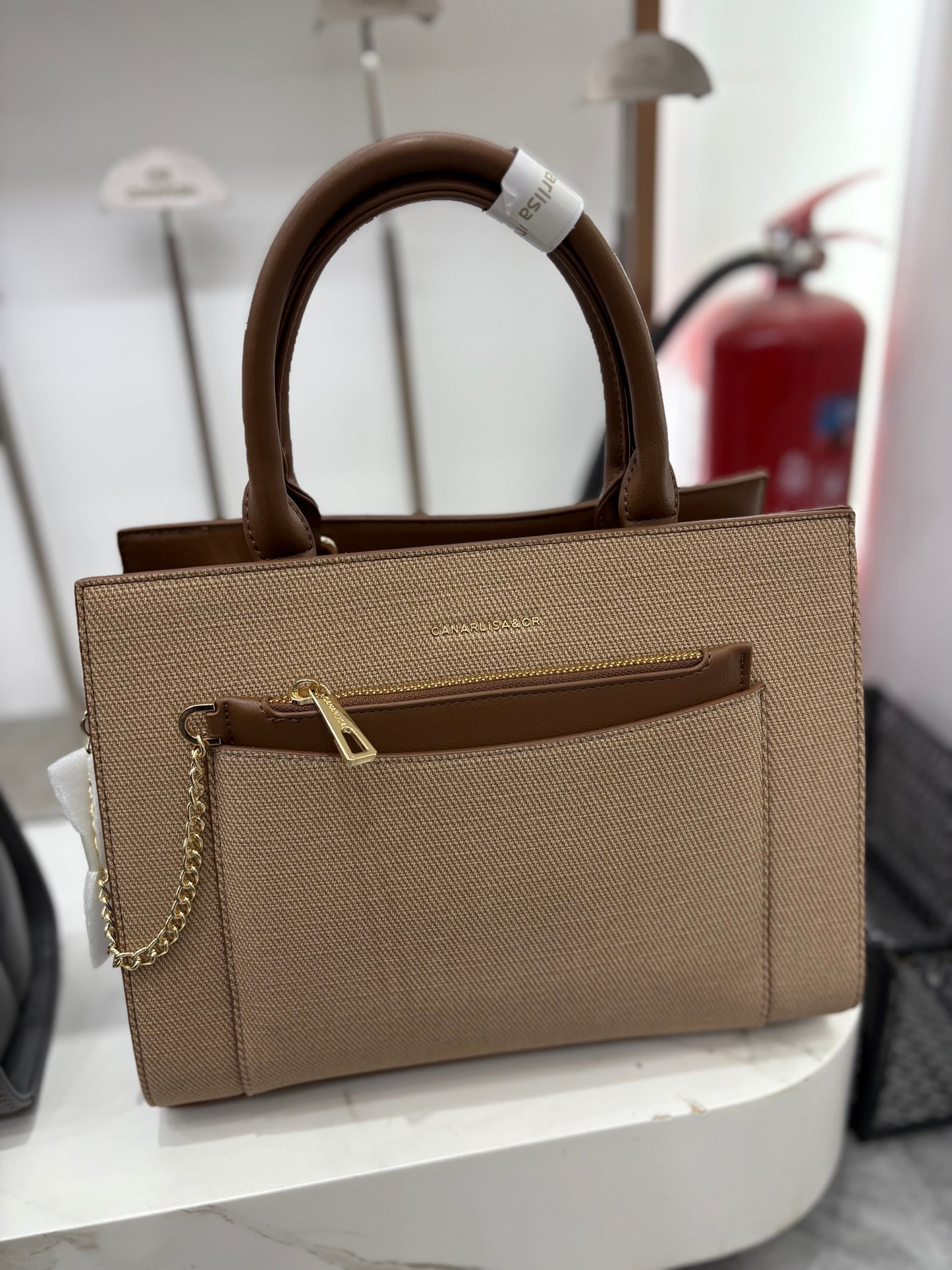 Cancrlisa & CR 8014 Luxury hand Bag (Black, Coffee, Gray, Dark Blue and Mud Colors) 7269 + Shams Musk for free (Ibrahim Al Qurashi)