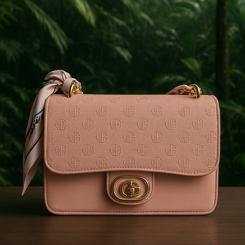 Canarlisa Luxury HandBag (Black, Green, Pink, Beige, Brown and Khaki Colors) ST132 + Shams Musk for free (Ibrahim Al Qurashi)