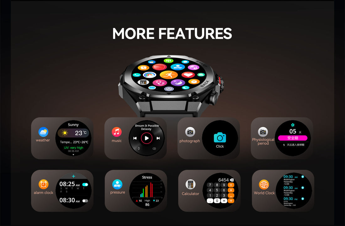 AURAFIT high quality Smart Watch AM12