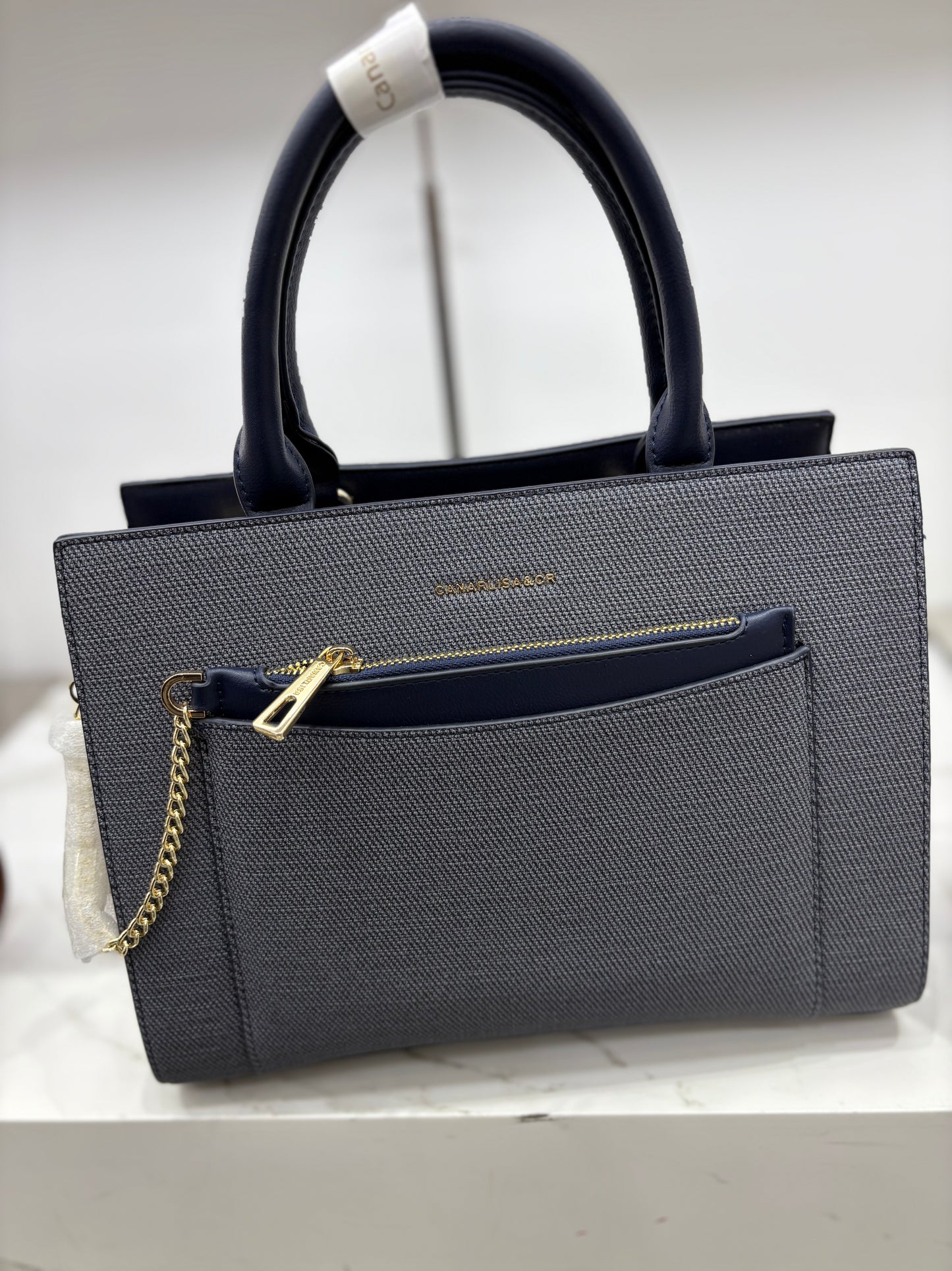 Cancrlisa & CR 8014 Luxury hand Bag (Black, Coffee, Gray, Dark Blue and Mud Colors) 7269 + Shams Musk for free (Ibrahim Al Qurashi)