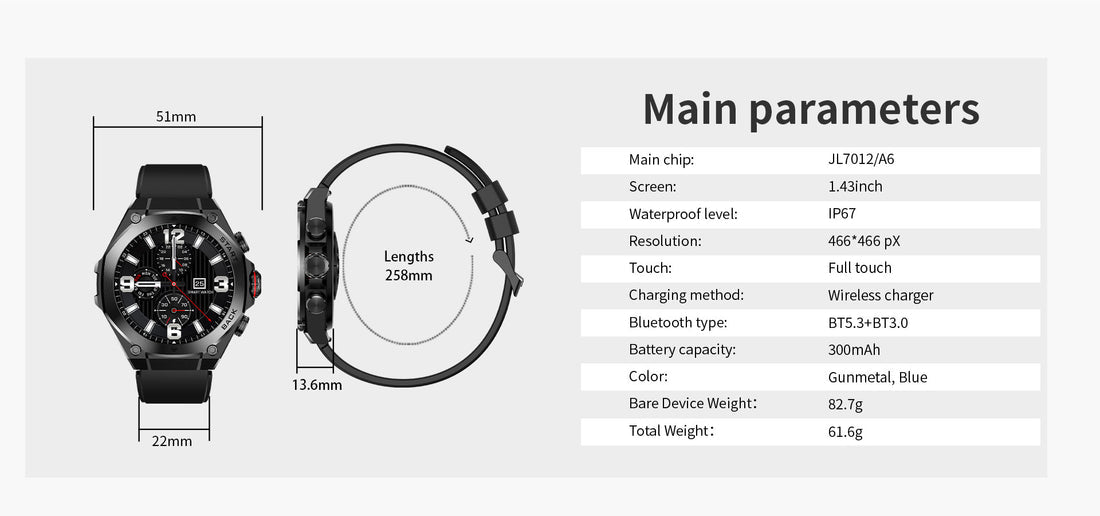 AURAFIT high quality Smart Watch AM12