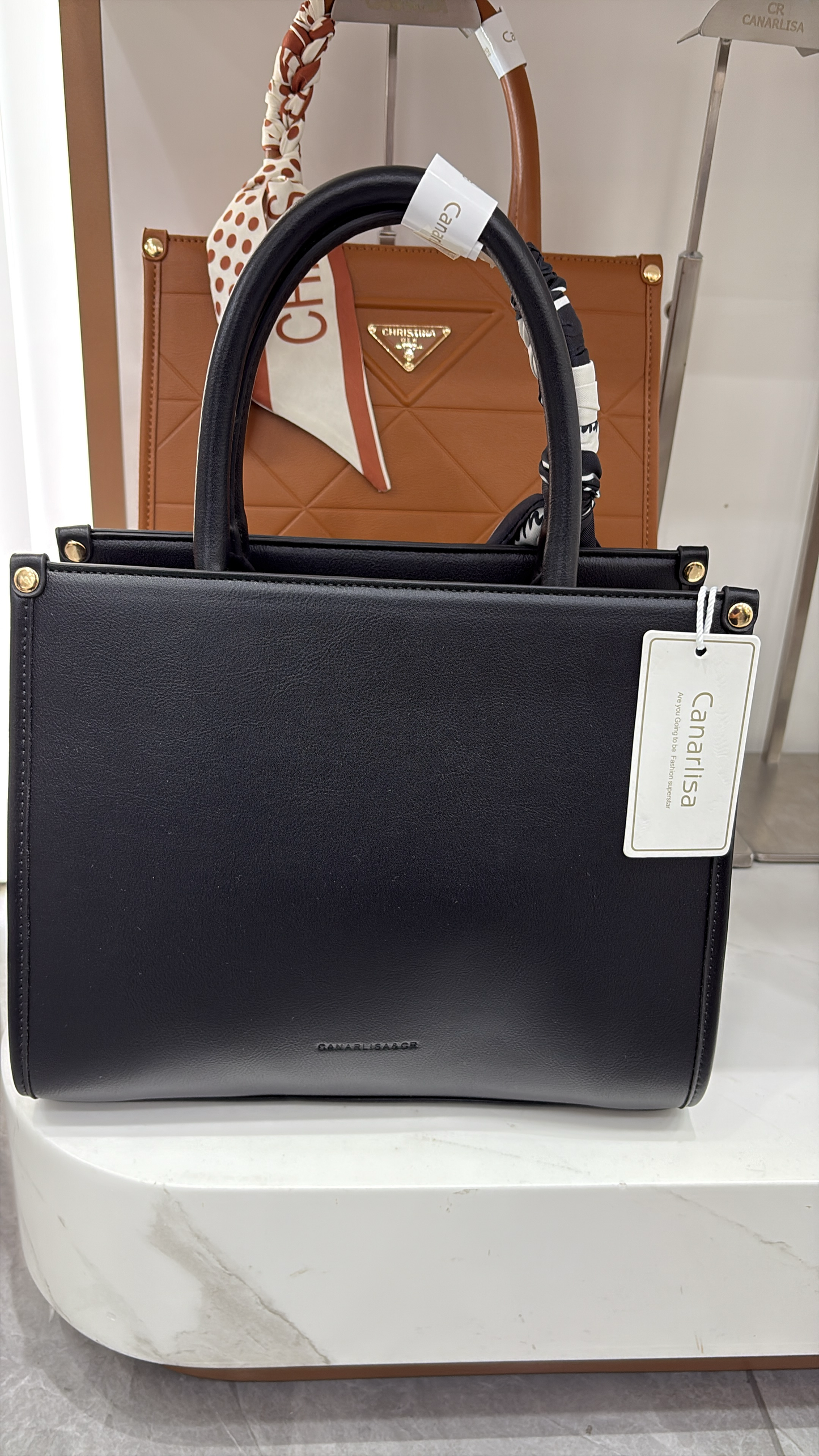 Christina OLK W7651 Luxury Bag (Pink, Beige, Green, Black, khaki and Brown colors) 8595 + Shams Musk for free (Ibrahim Al Qurashi)