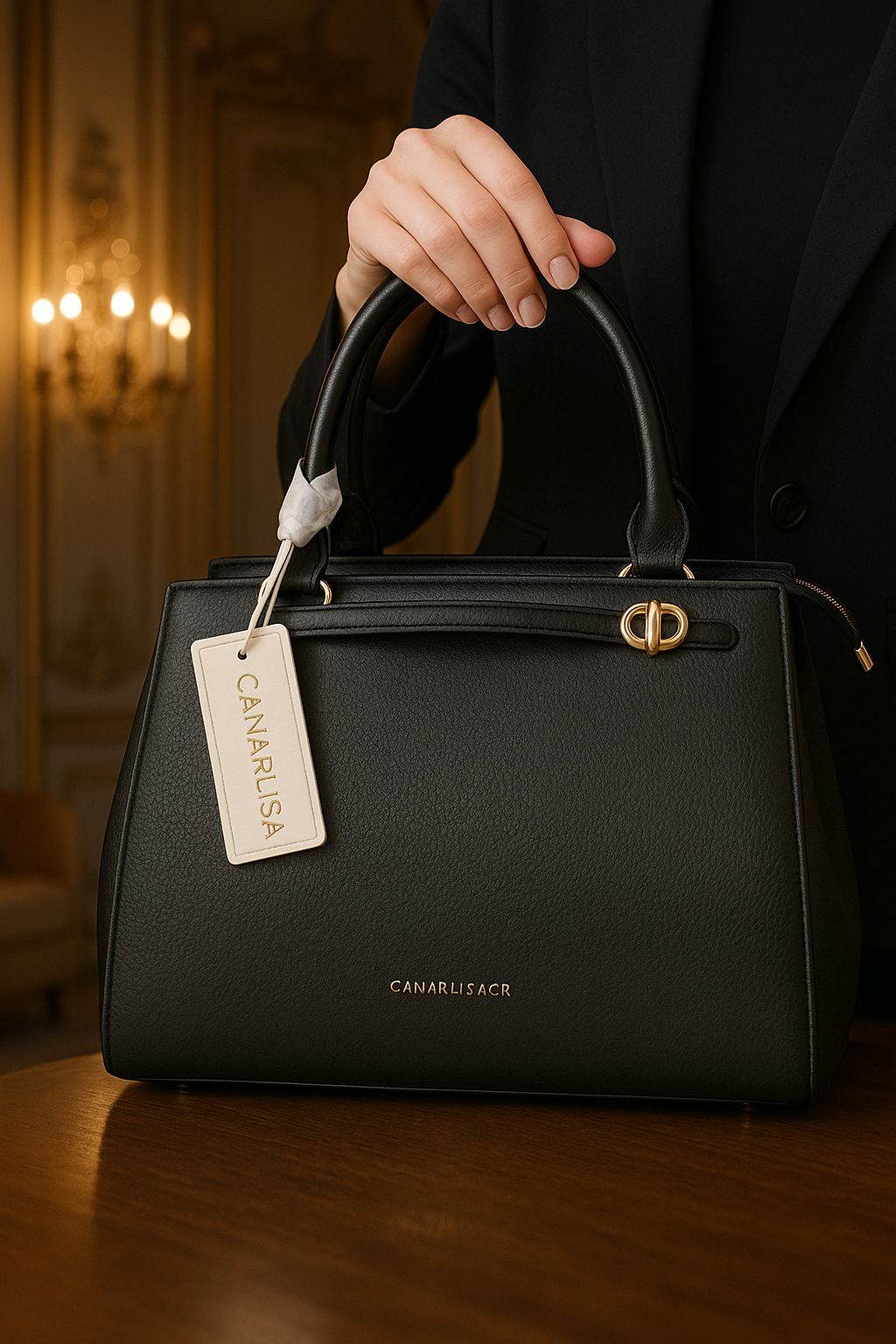 Canarlisa & CR Luxury Bag2 (Black, Beige, Brown and Khaki Colors) 7230 + Shams Musk for free (Ibrahim Al Qurashi)