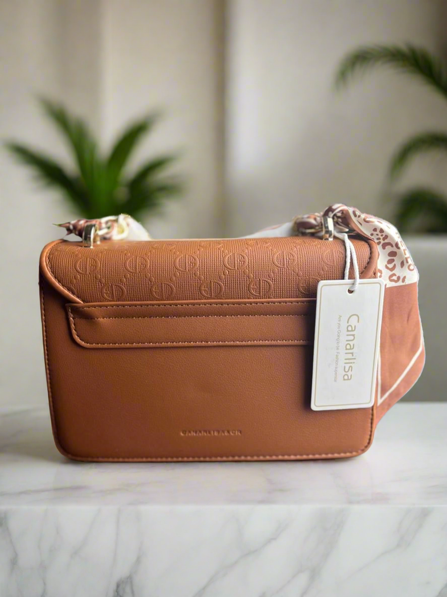 Canarlisa Luxury HandBag (Black, Green, Pink, Beige, Brown and Khaki Colors) ST132 + Shams Musk for free (Ibrahim Al Qurashi)