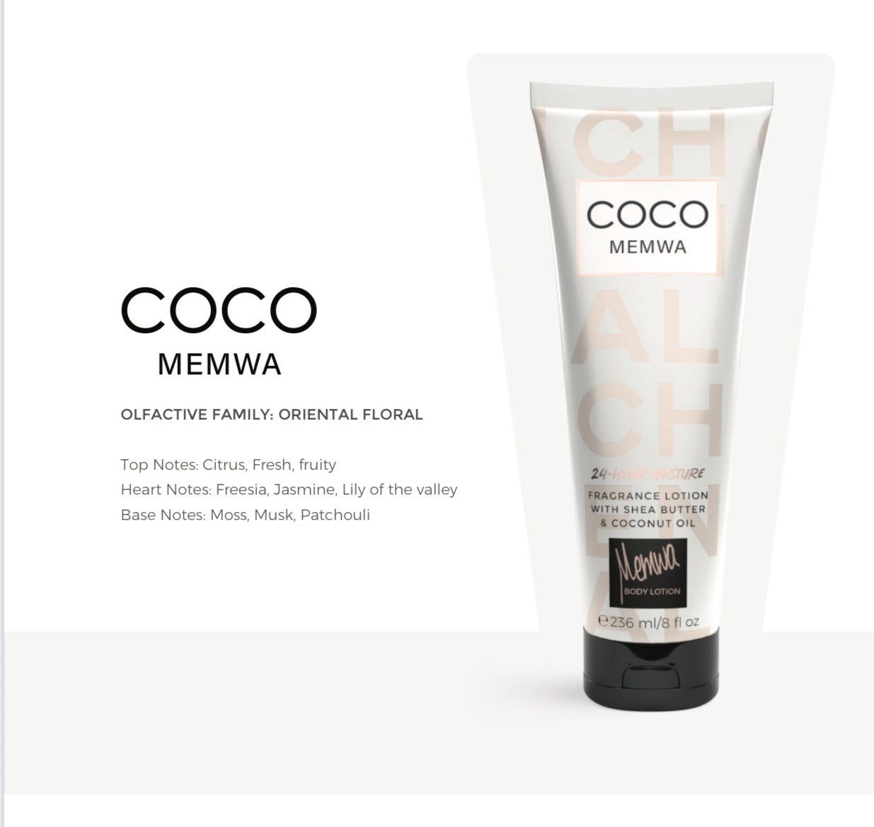 Gulf Orchid - Gift Set - Memwa COCO (236 ML body lotion & 250 ML Body Mist) Citrus, Fresh, Fruity