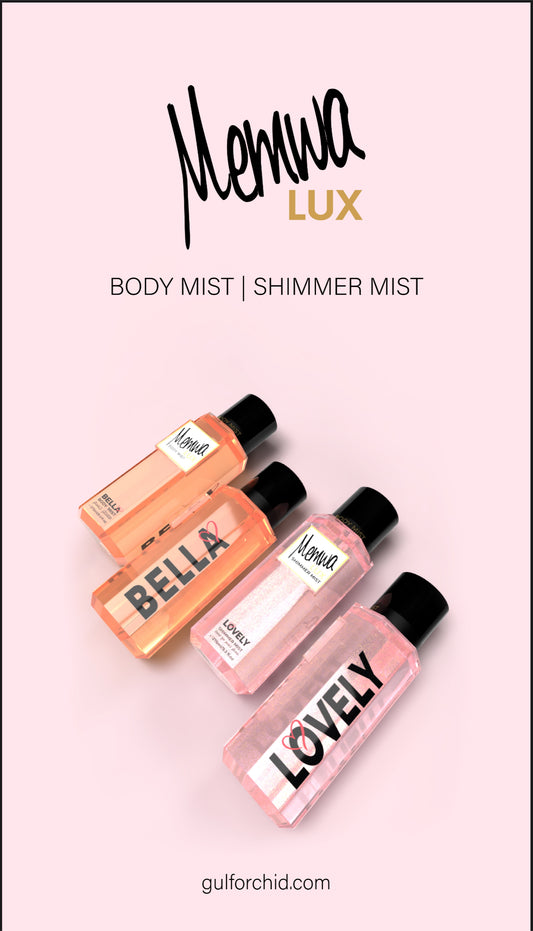 Memwa Lux Shimmer Mist Love & Seduce - Body Splash with Glitter