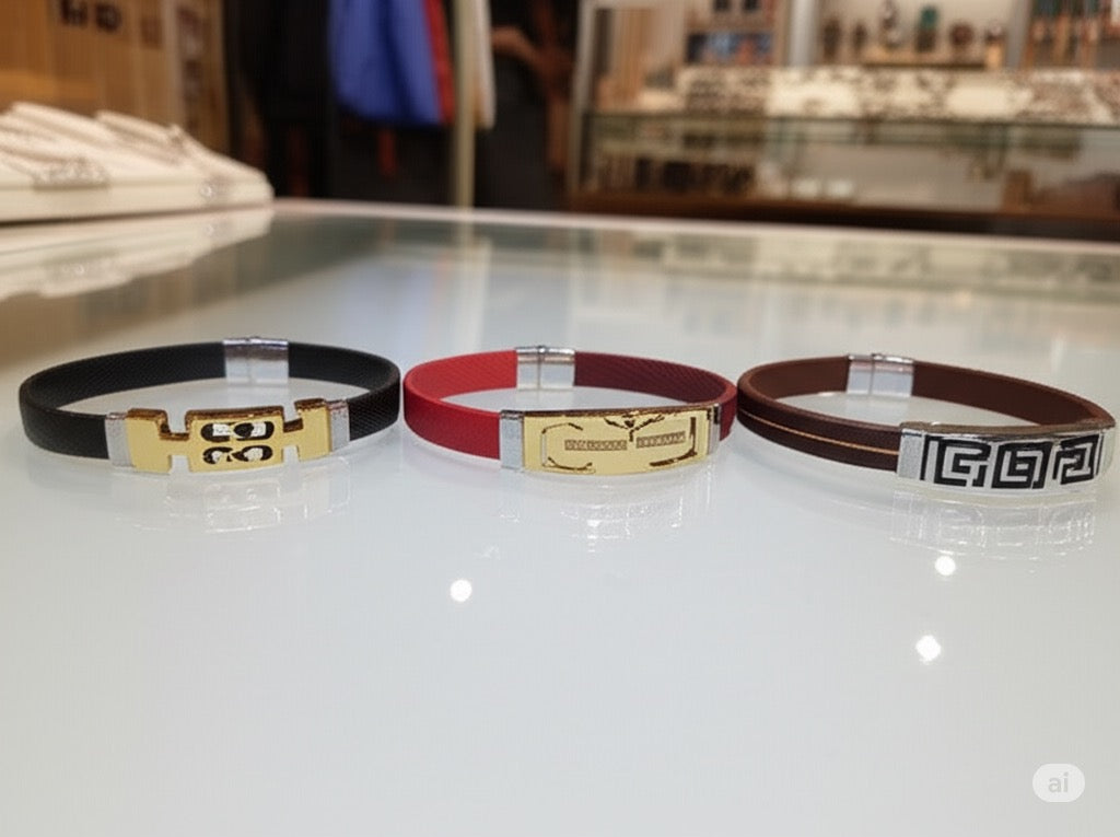 Fashion Stainless Steel Silicon Robber