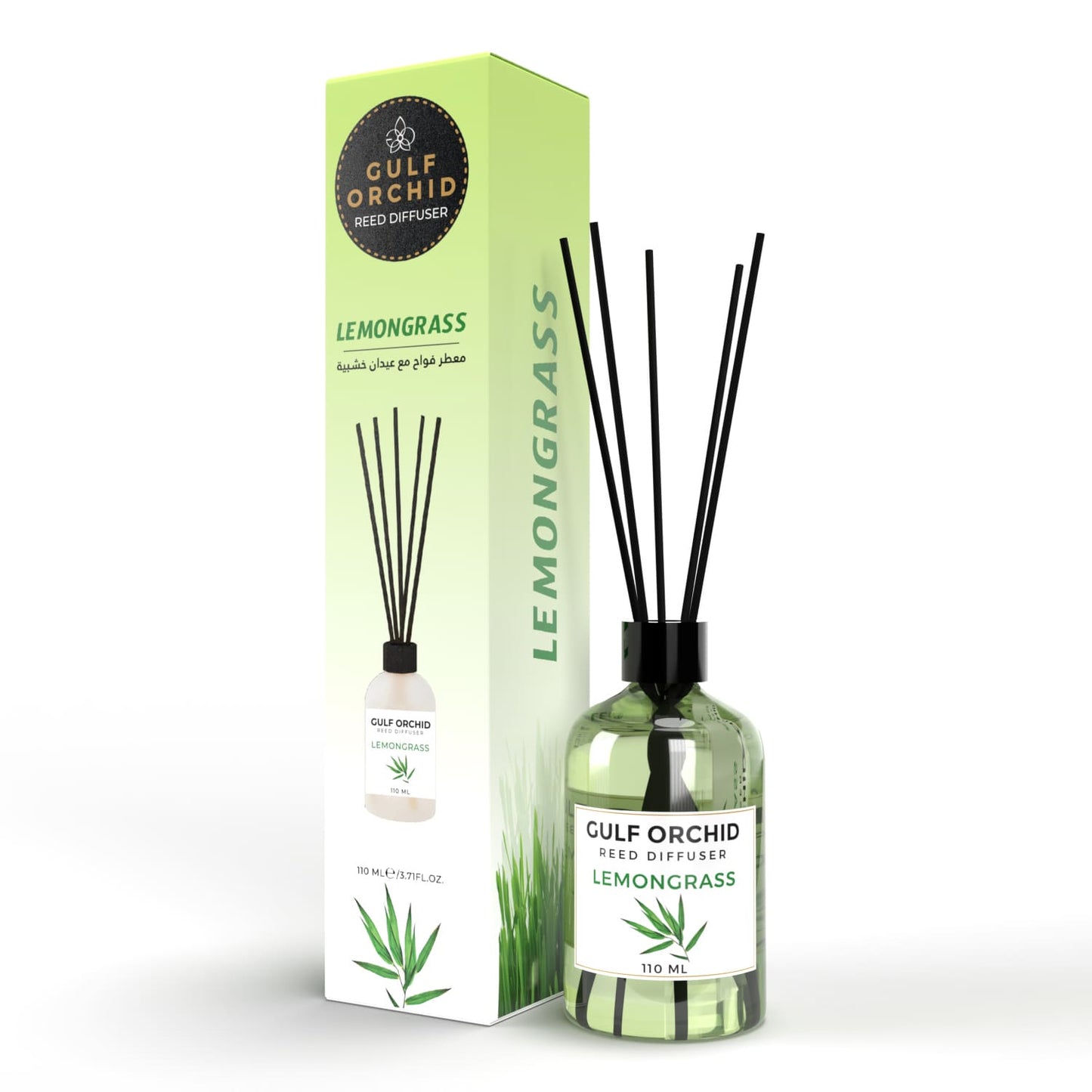GULF ORCHID Reed Diffuser - LEMONGRASS