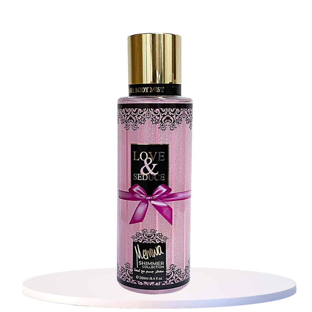 Memwa Lux Shimmer Mist Love & Seduce - Body Splash with Glitter