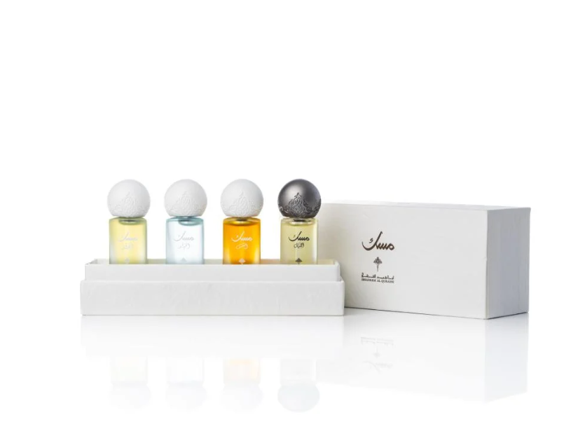 Ibrahim Al Qurashi - Musk Oil Collection (6 mL): · Musk Al-Lail · Musk Al-Qamar · Musk Al-Shams · Musk Al fajr
