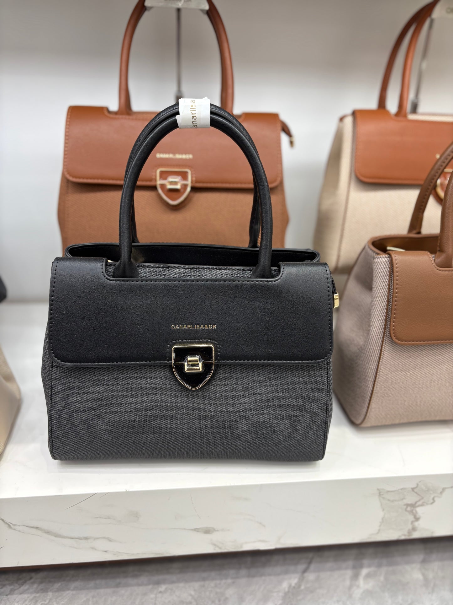 Carnalise & CR Luxury Bag (Black, Coffee, Beige and Brown Colors) 8316 + Shams Musk for free (Ibrahim Al Qurashi)