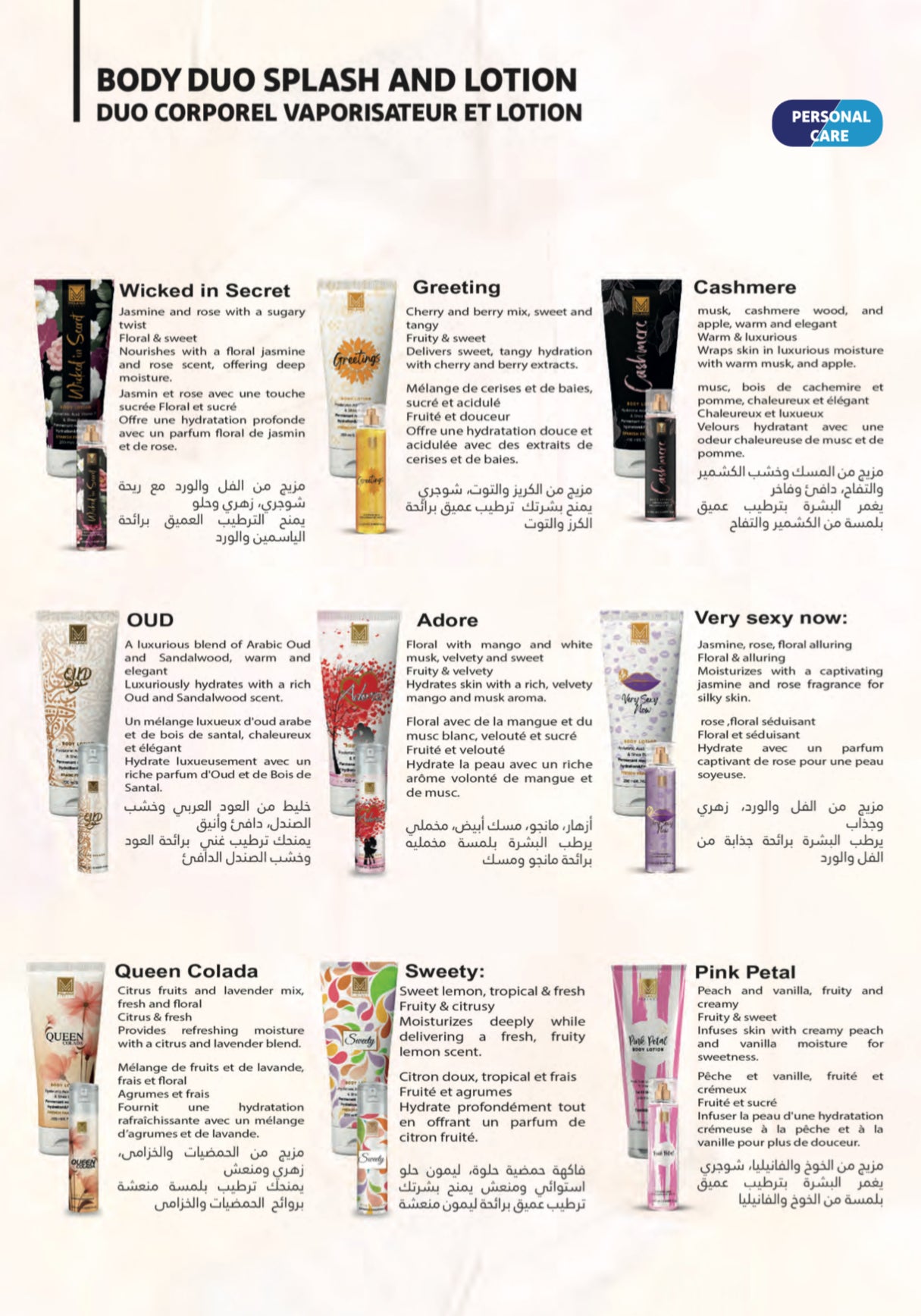 Melano Pharma - Oud Body Lotion 200ml & Body Splash