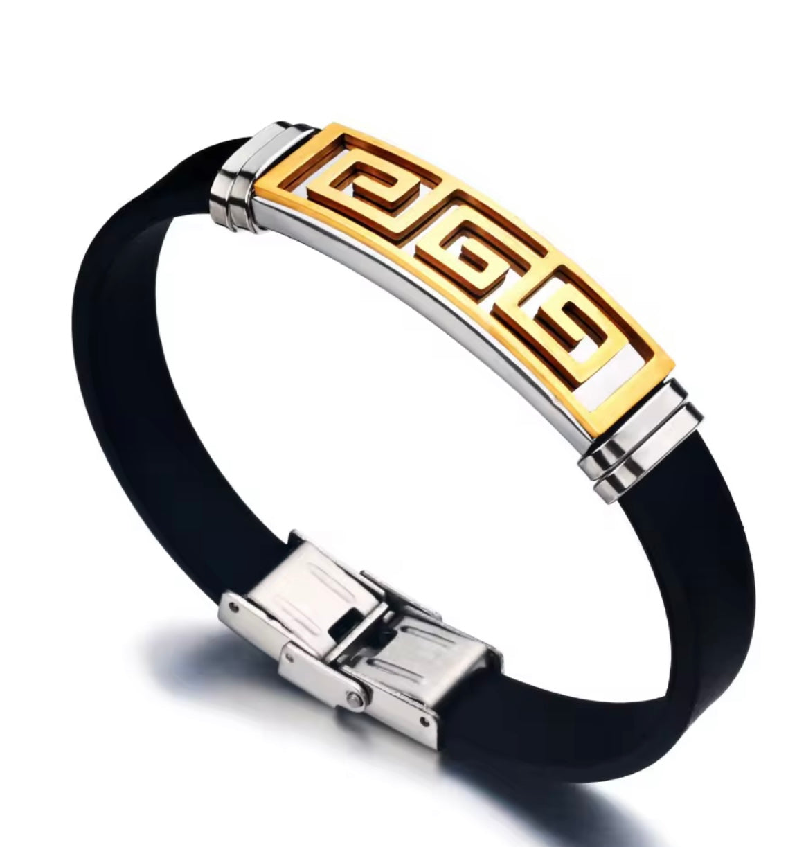 Fashion Stainless Steel Silicon Robber