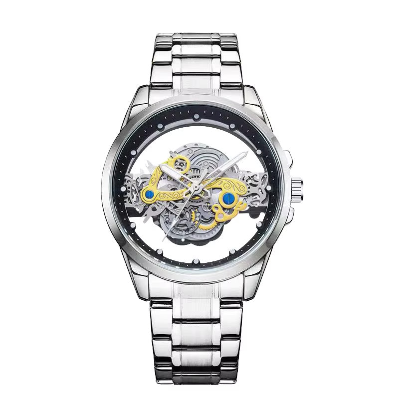 Elite Men Analog Watches Hoursly Silver