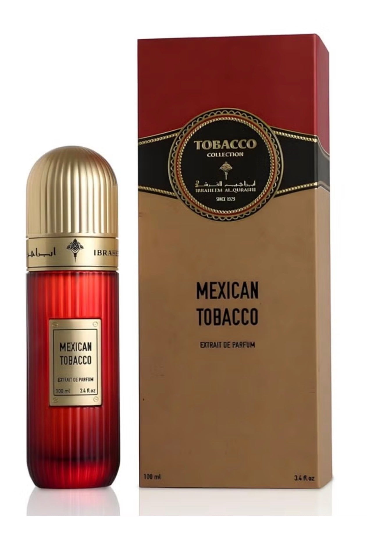 IBRAHEEM AL.QURASHI Mexican Tobacco Extrait De Parfum – 100ML | Luxurious Oriental Fragrance