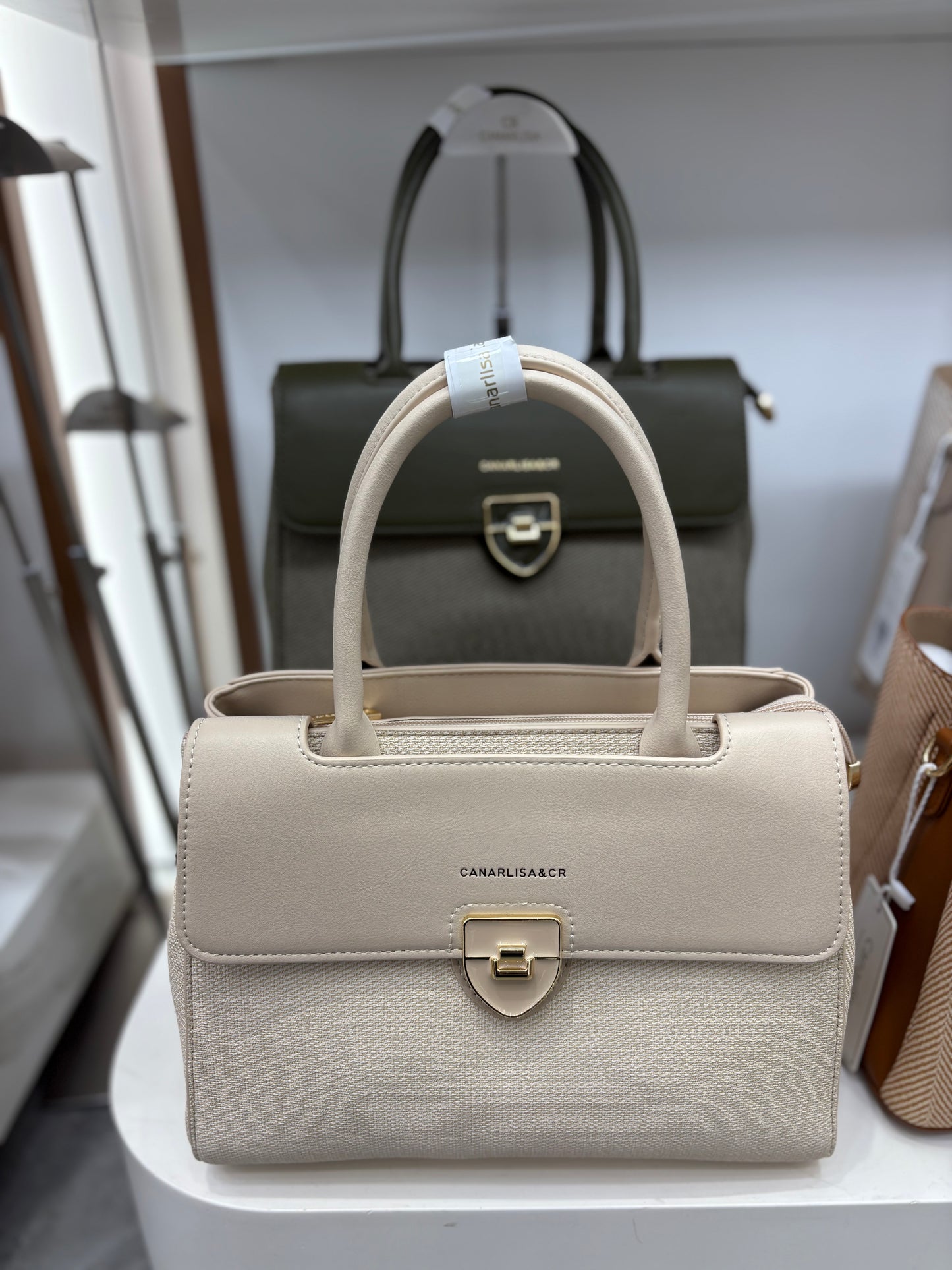 Carnalise & CR Luxury Bag (Black, Coffee, Beige and Brown Colors) 8316 + Shams Musk for free (Ibrahim Al Qurashi)