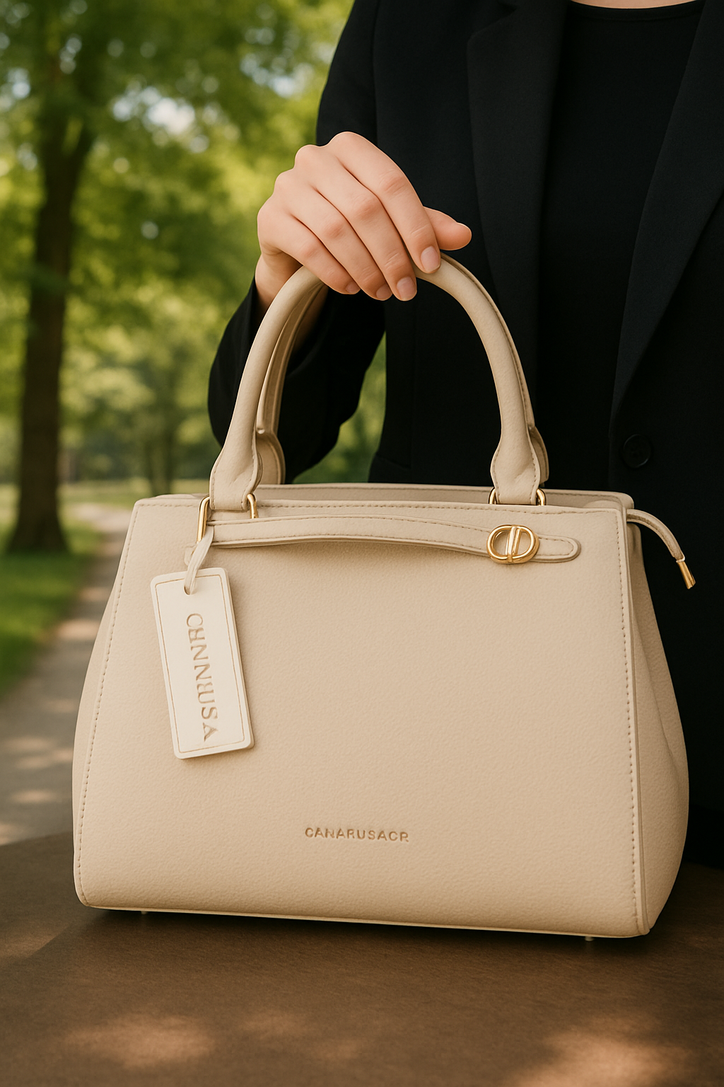 Canarlisa & CR Luxury Bag2 (Black, Beige, Brown and Khaki Colors) 7230 + Shams Musk for free (Ibrahim Al Qurashi)