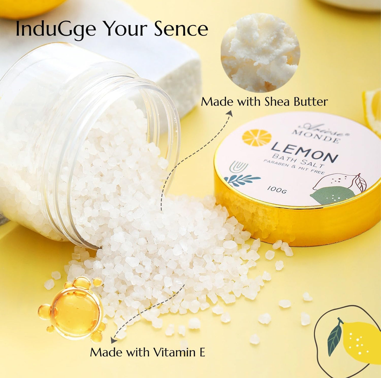 ARIOSE MONDE (LEMON BATH GIFT SET)  6pcs Set