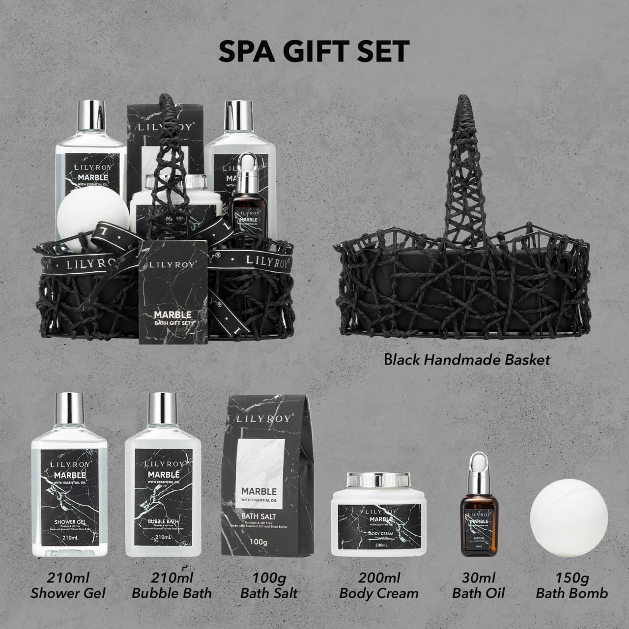 LILYROY (MARBLE SET) for Men 7pcs Set