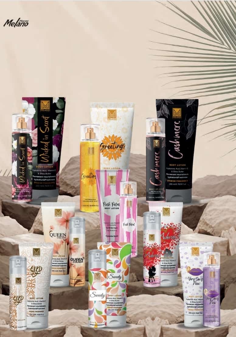 Melano Pharma - Oud Body Lotion 200ml & Body Splash