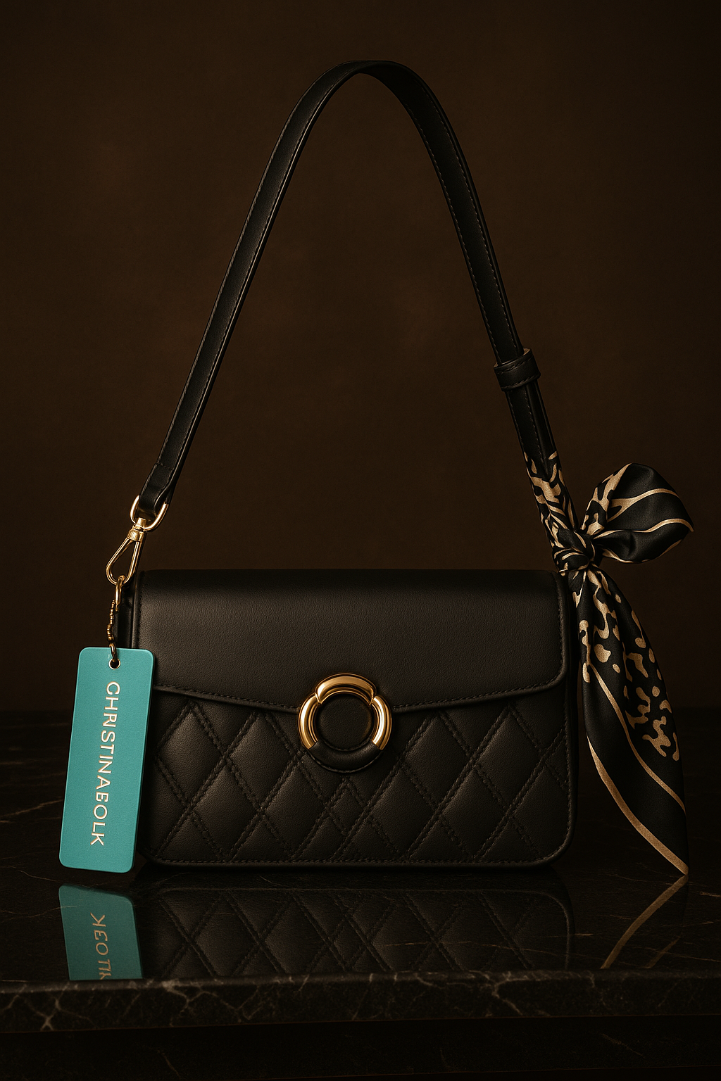 Christina & OLK Luxury Women Bags (Beige, Black, Pink, Brown and Khaki Colors) 8514 + Shams Musk for free (Ibrahim Al Qurashi)