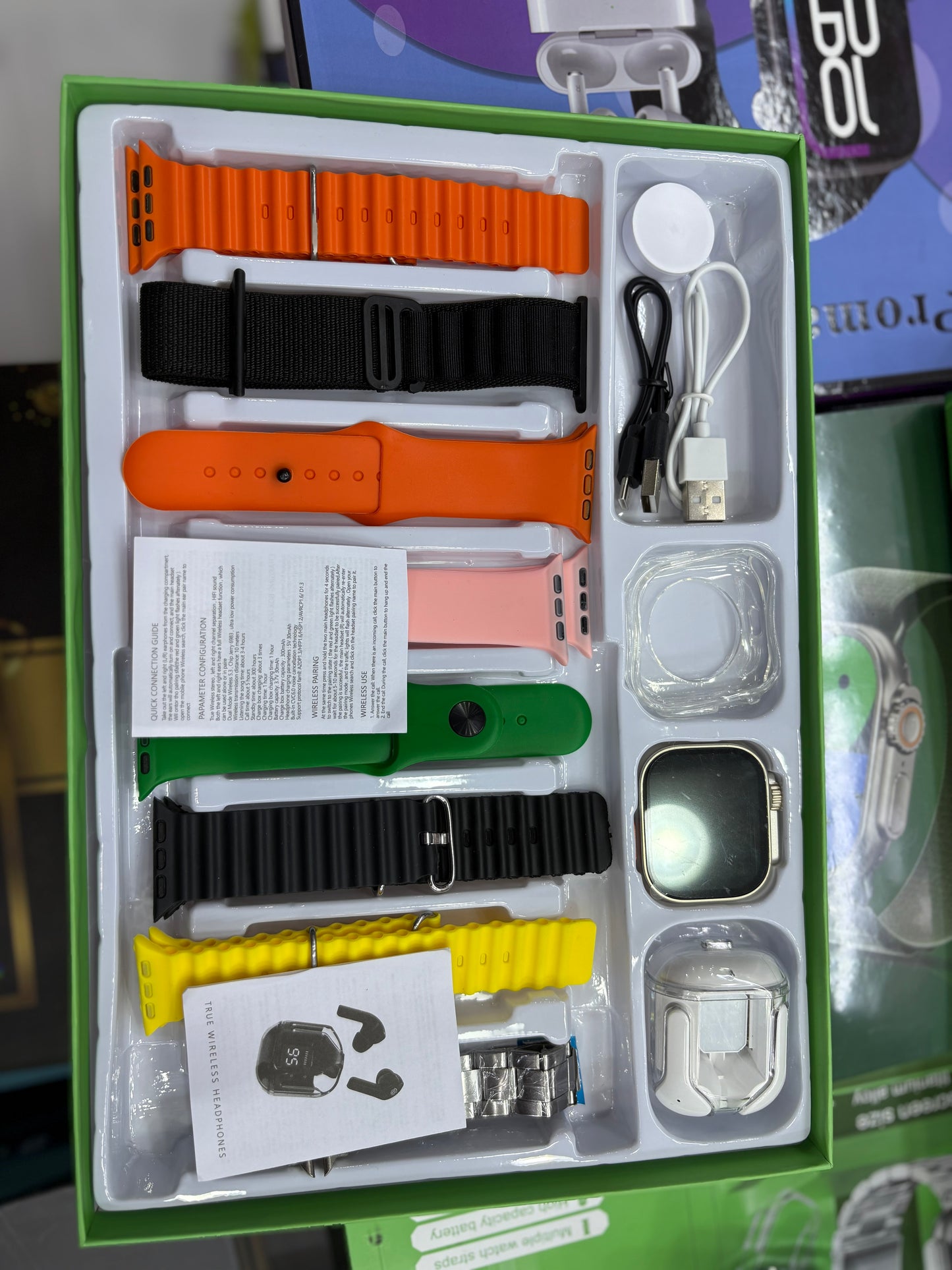 H68 Smart Watch with headphone