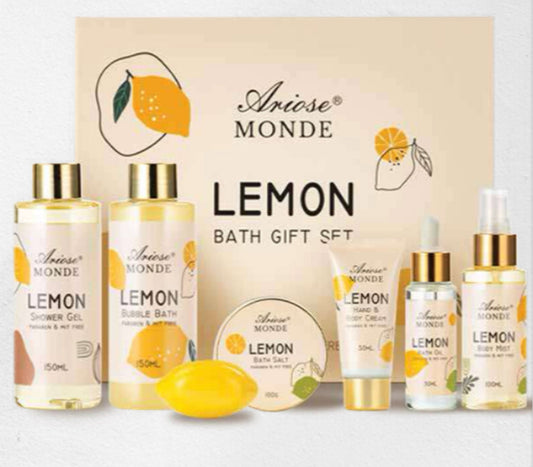 ARIOSE MONDE (LEMON BATH GIFT SET)  6pcs Set