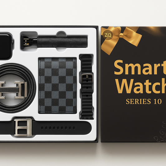 ZQ Smart Watch Series 10 + Waller + Belt + Rechargeable razor