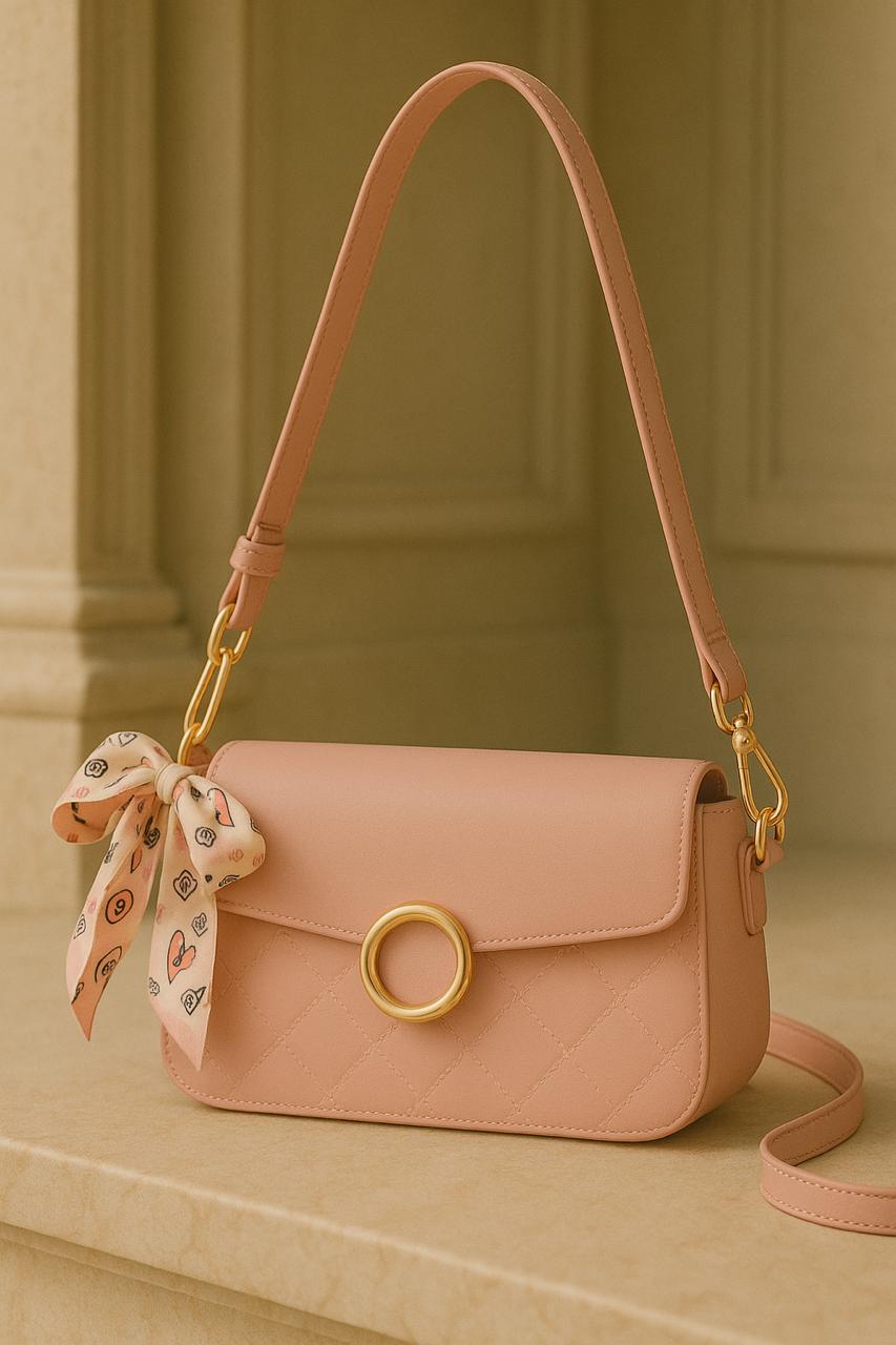 Christina & OLK Luxury Women Bags (Beige, Black, Pink, Brown and Khaki Colors) 8514 + Shams Musk for free (Ibrahim Al Qurashi)