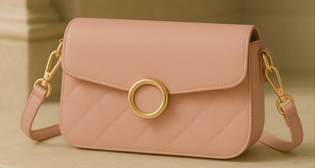 Christina & OLK Luxury Women Bags (Beige, Black, Pink, Brown and Khaki Colors) 8514 + Shams Musk for free (Ibrahim Al Qurashi)